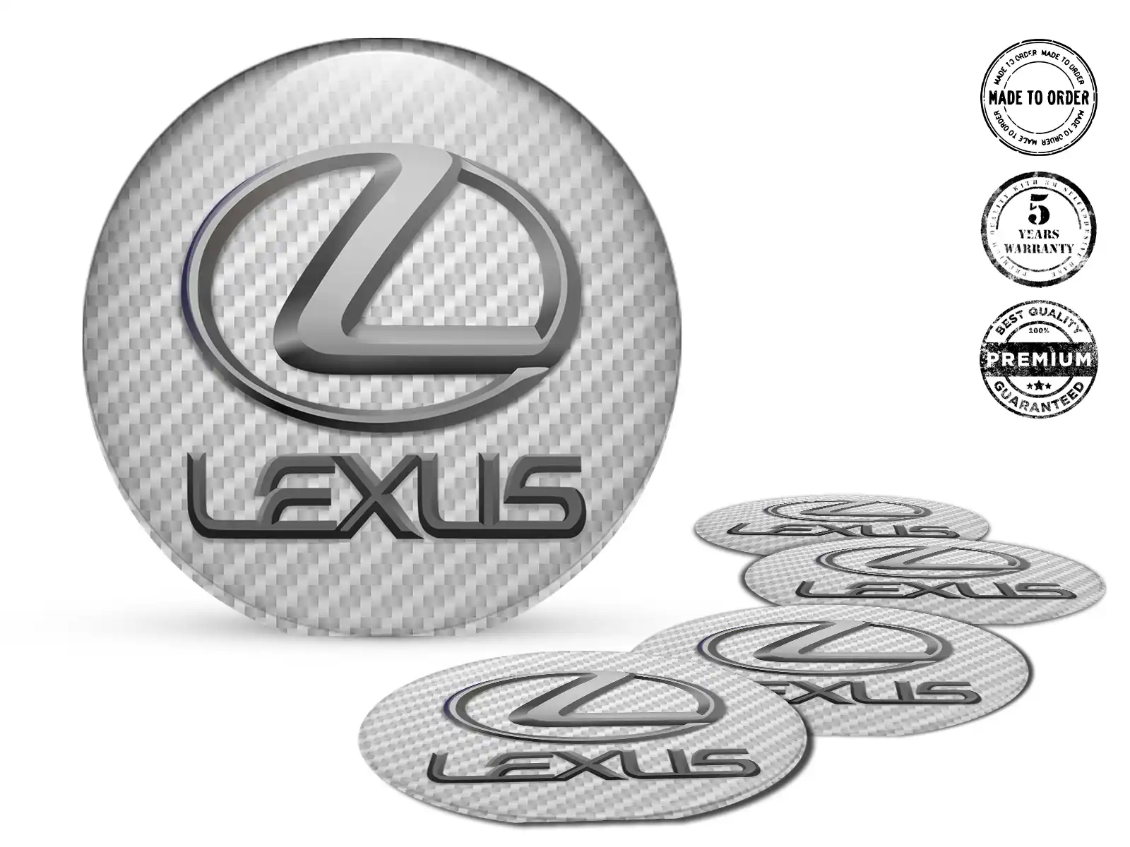 Lexus Pegatinas de Cúpula Edición Emblemas Resina Personalizados